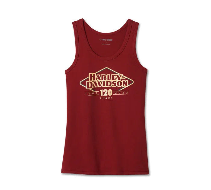 Women's 120th Anniversary Ultra Classic Tank - Merlot - 96725-23VW