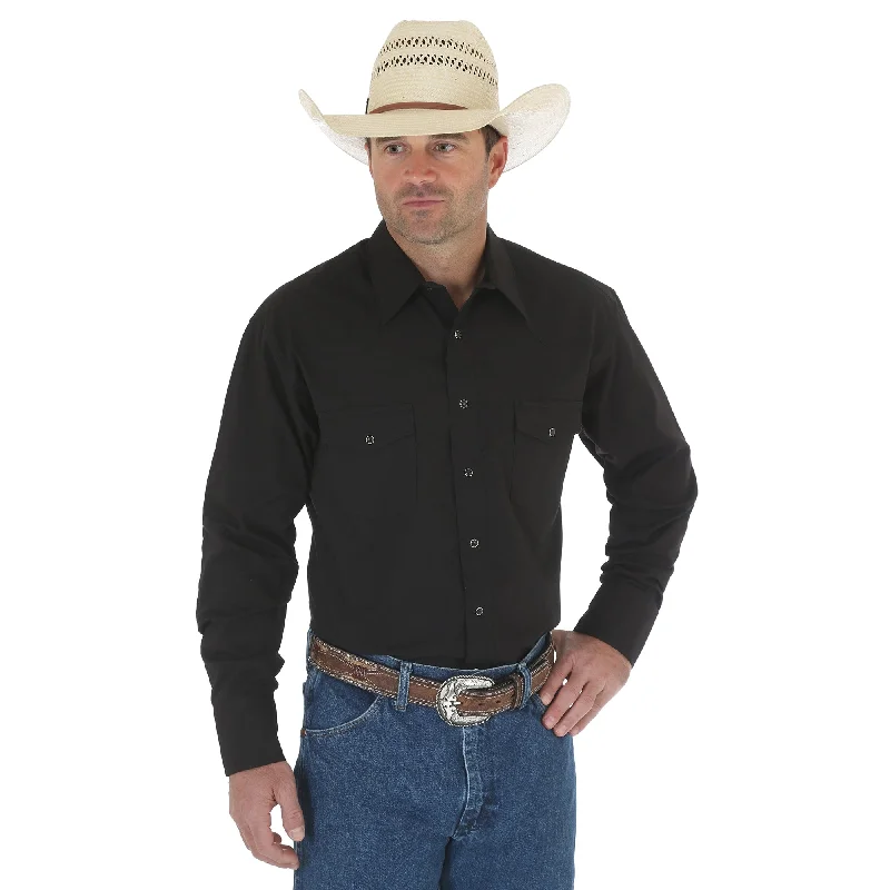 Wrangler Men's Sport Western Snap Shirt - Big & Tall