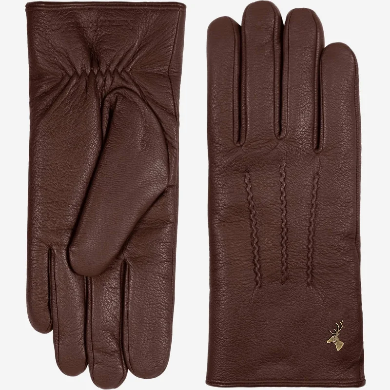 David – goatskin gloves with lambswool lining & touchscreen feature