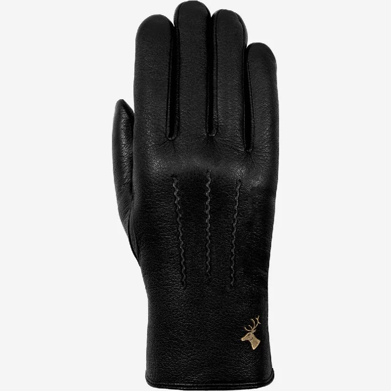 Hunter – goatskin leather gloves with lambswool lining & touchscreen feature