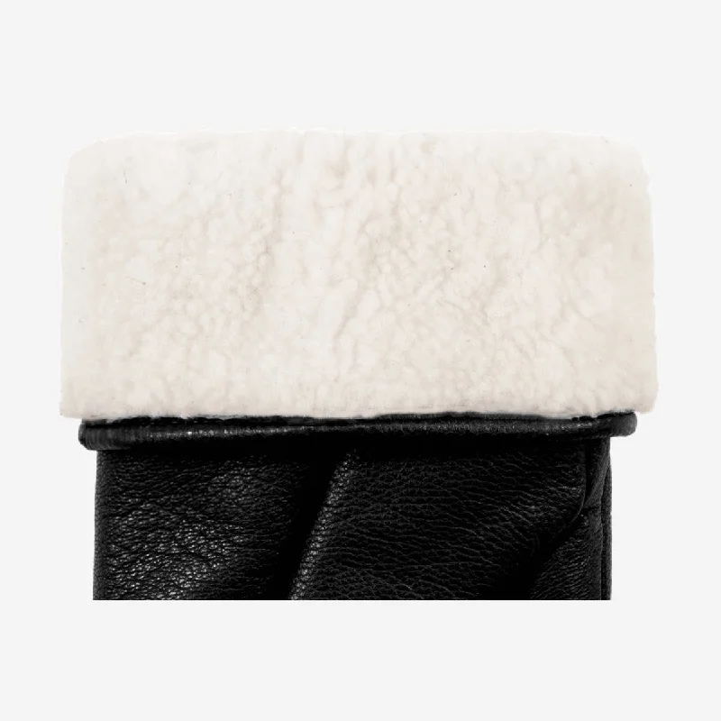 Hunter – goatskin leather gloves with lambswool lining & touchscreen feature