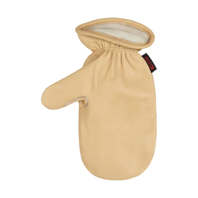 Kinco Men's Lined Leather Mitten - Tan