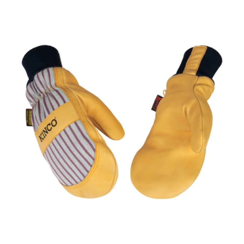 Kinco Men's Lined Pigskin Mittens - Golden