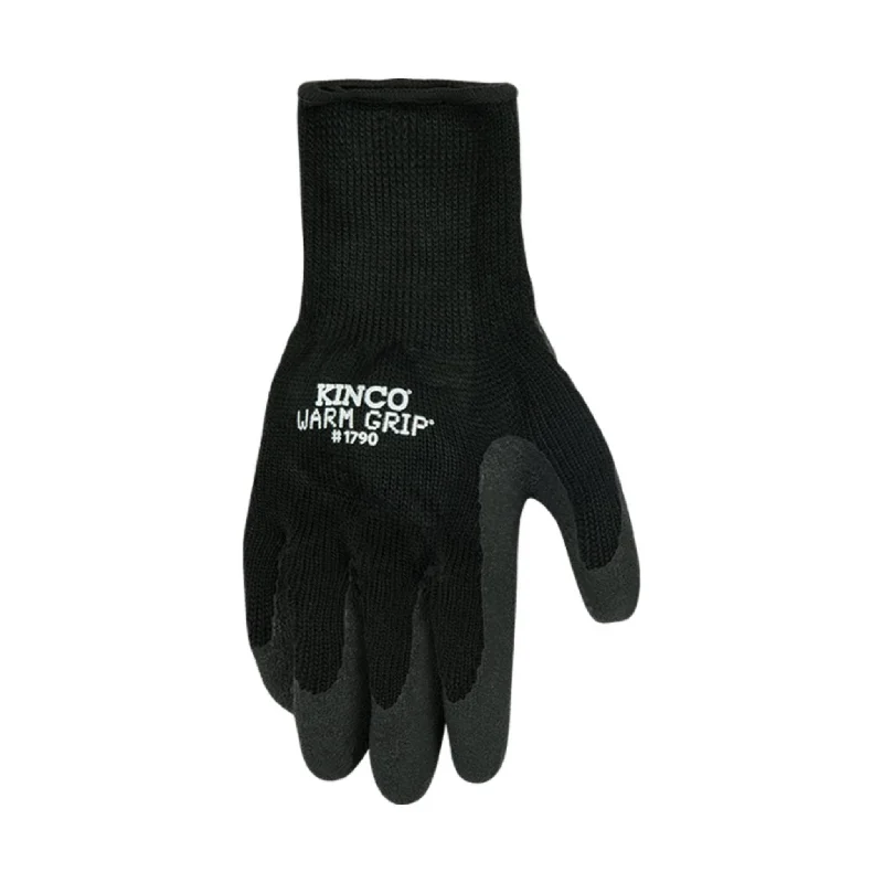 Kinco Men's Thermal Lined Grip Gloves - Black