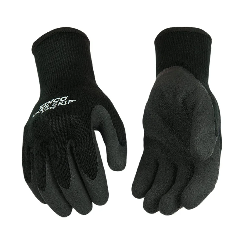 Kinco Men's Thermal Lined Grip Gloves - Black