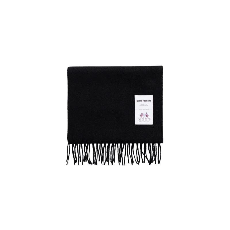 Moon Lambswool Scarf Black