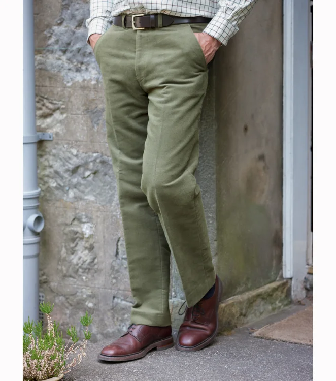 Hoggs of Fife Monarch II Moleskin Jeans - Lovat