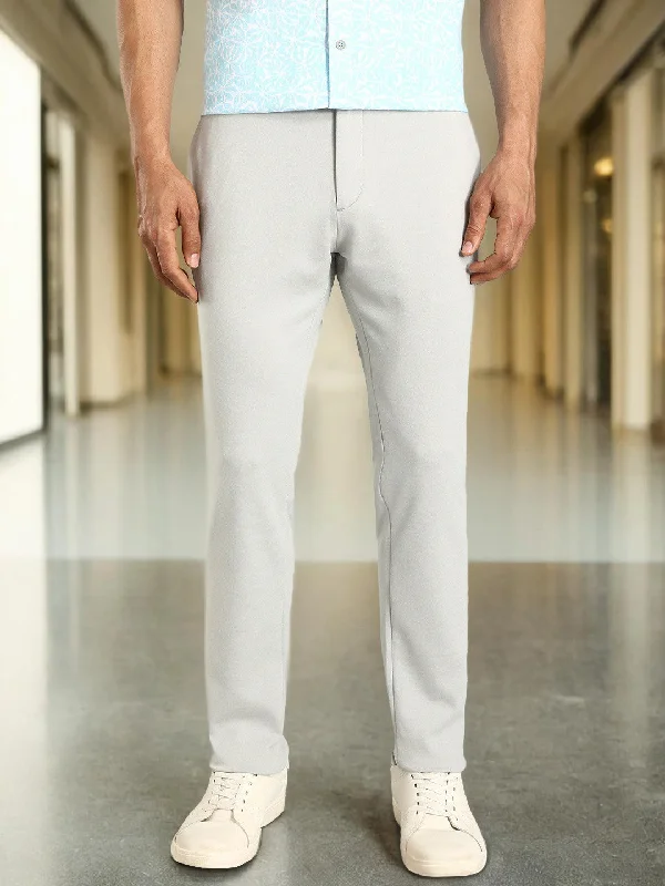 Men Urban Fit Polyester Blend Trouser