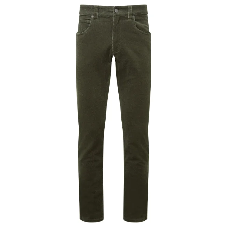 Schoffel Camden Cord Trousers - Forest