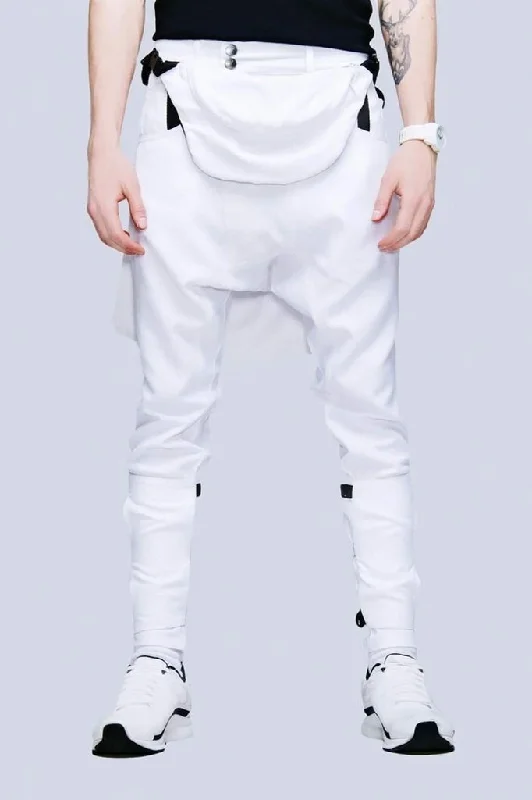 White Clip Pants - Unisex